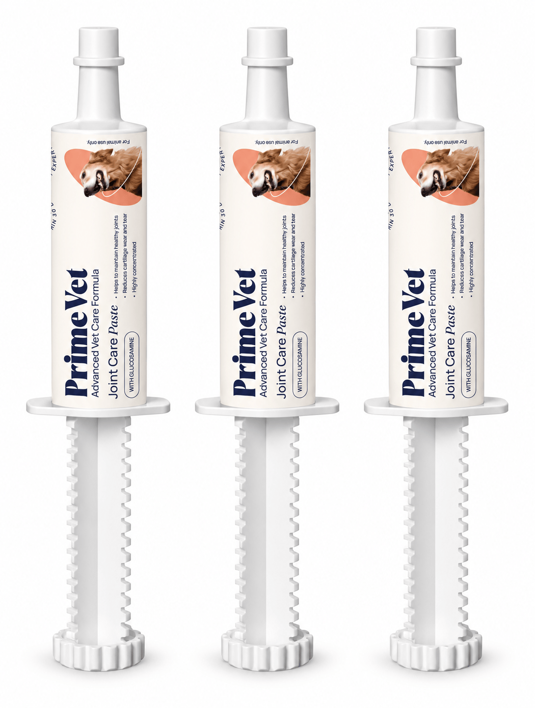PrimeVet Joint Care Paste for Dogs 60ml - Pack of 3