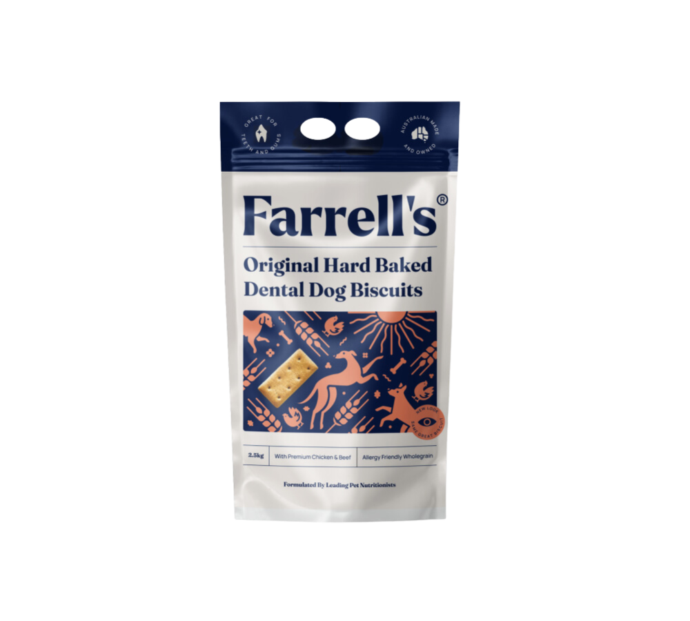 Farrell's Original Dental Hard-Baked Dog Biscuits 1.25kg